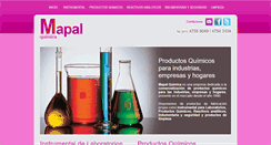Desktop Screenshot of mapalquimica.com.ar